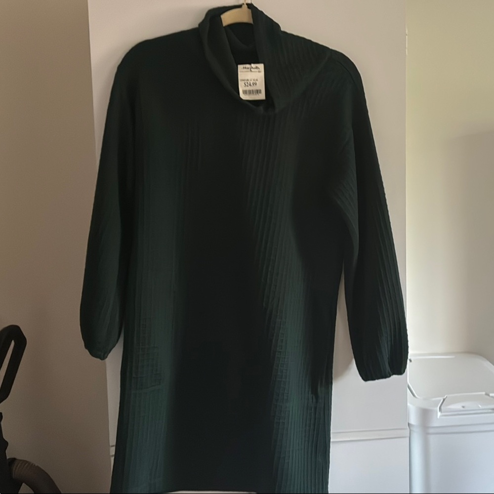 Max Studio Green Cowl Neck Sweater